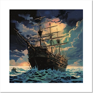 Pirate Ship Posters and Art